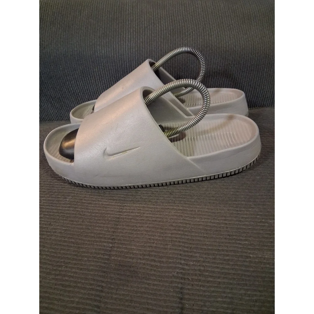 Nike Calm Slide Sesame Tan Mens 11 M11 W12 DX4816-200 Foam Sandals